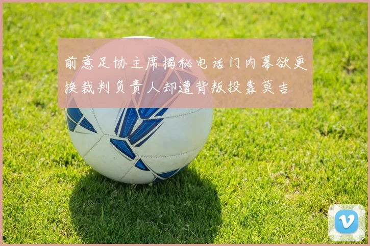 前意足协主席揭秘电话门内幕欲更换裁判负责人却遭背叛投靠莫吉